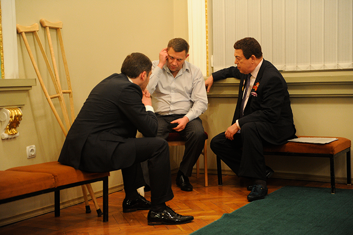    Донбасс, Захарченко, Кобзон. Фото: Komsomolskaya Pravda/Global Look Press