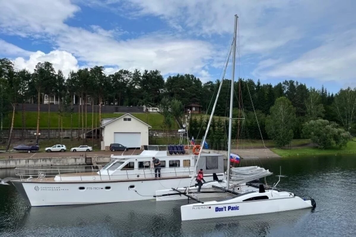    Из Красноярского края отправилась Арктическая экспедиция на катамаране