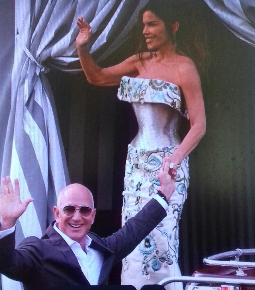 фото из интернета. Свадьба Джеффа Безоса.