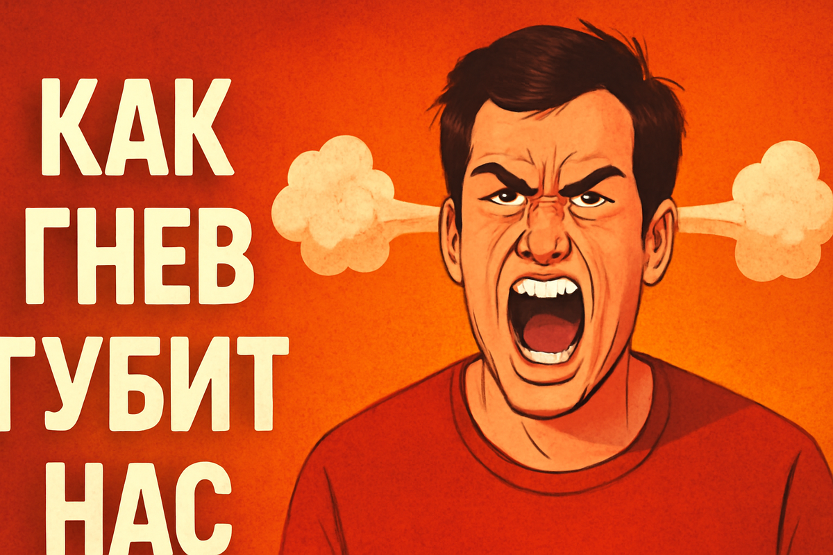 Гнев разрушает нас изнутри, и он требует внешнего проявления.