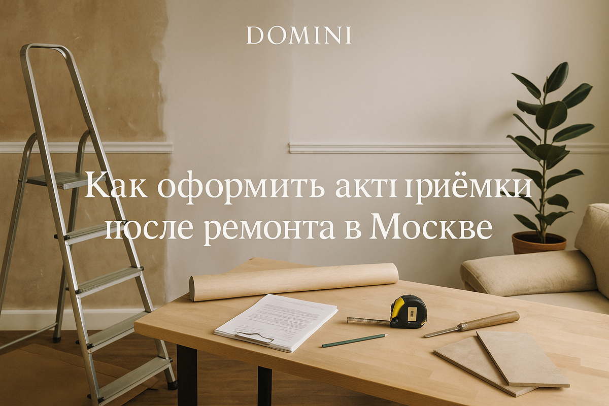    Акт приёмки при ремонте квартиры в Москве: важные советы