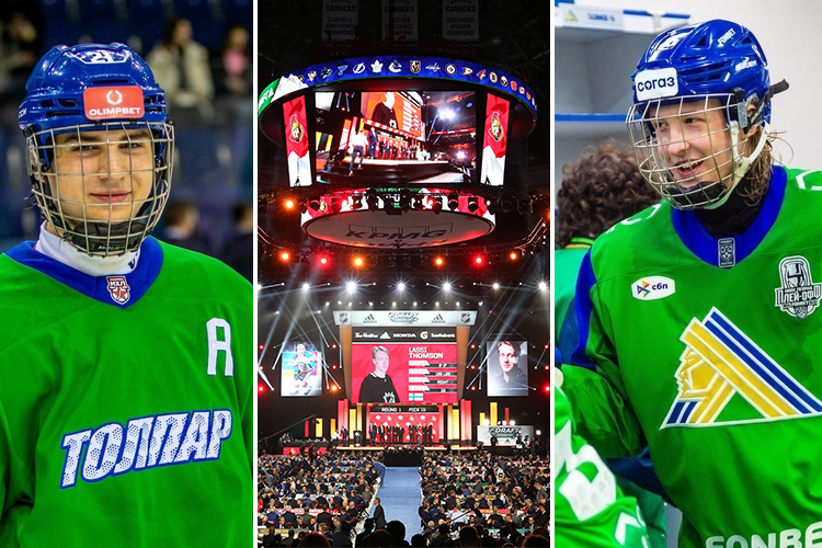    Максим Агафонов (слева) и Александр Жаровский / фото: Devin Manky, globallookpress.com, hcsalavat.ru