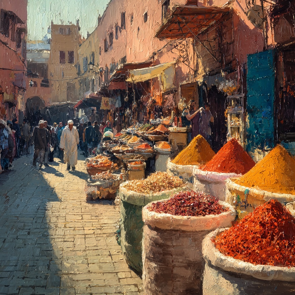 Торговые улочки на востоке