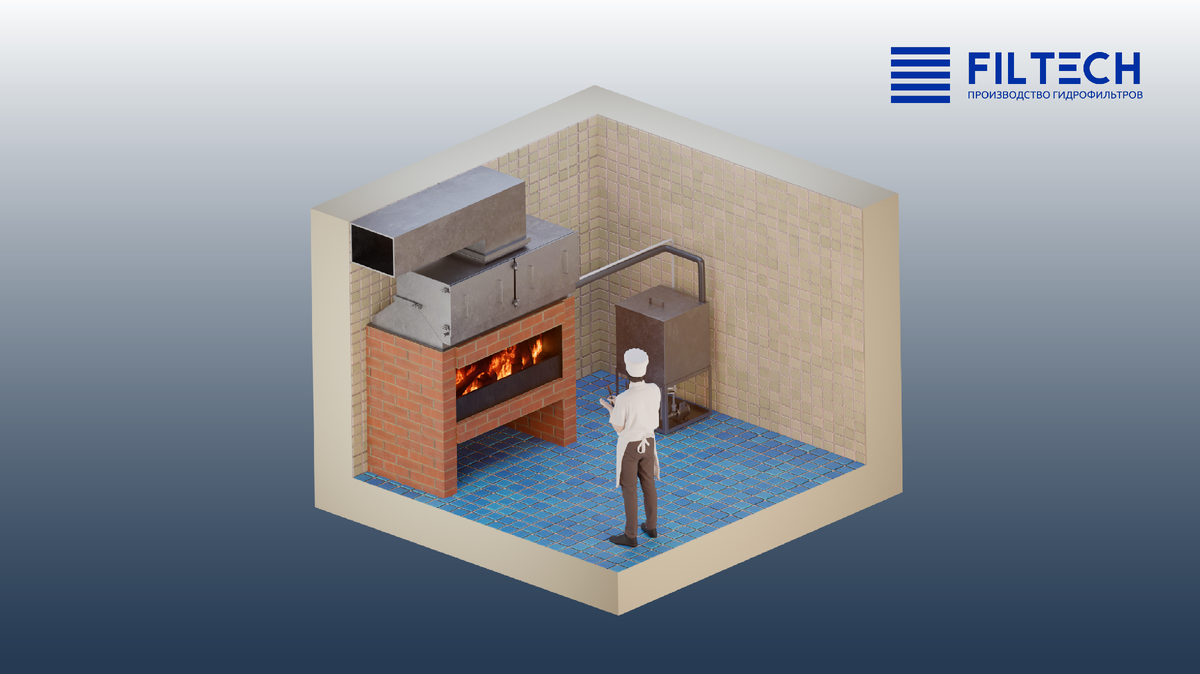 Варианты монтажа оборудования "FILTECH": гидрозонт модель ГПФ