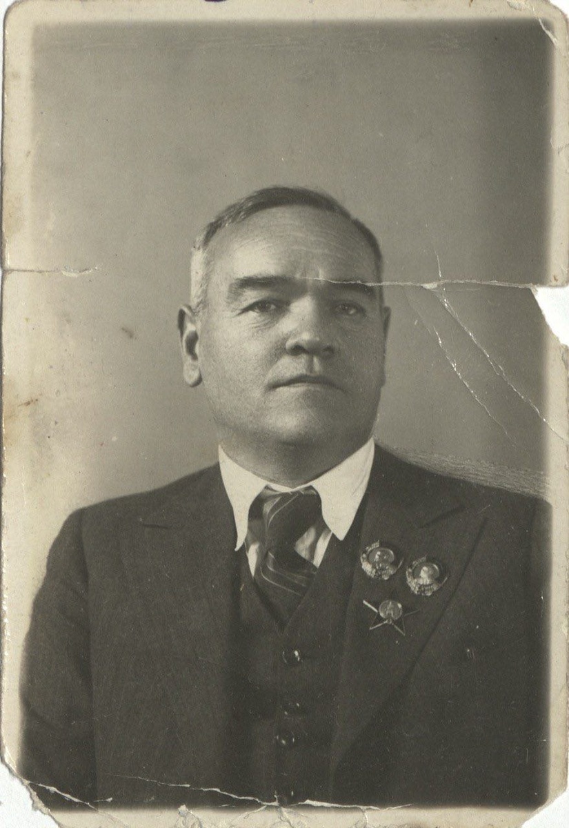 Портрет В.М. Петлякова. Кон. 1930-х гг. АРАН. Ф. 2302. Оп. 1. Д. [145]. Документ из Архива РАН