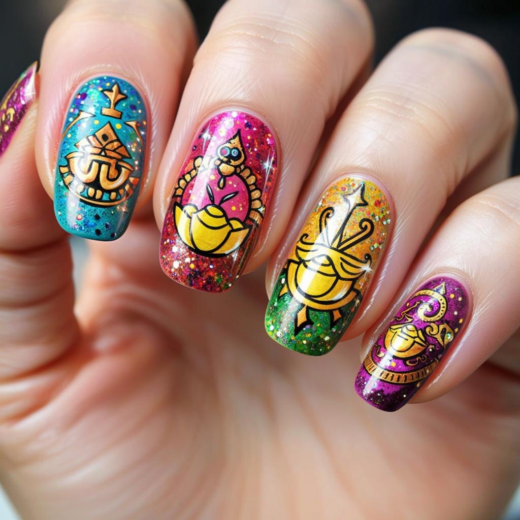 Денежный маникюр