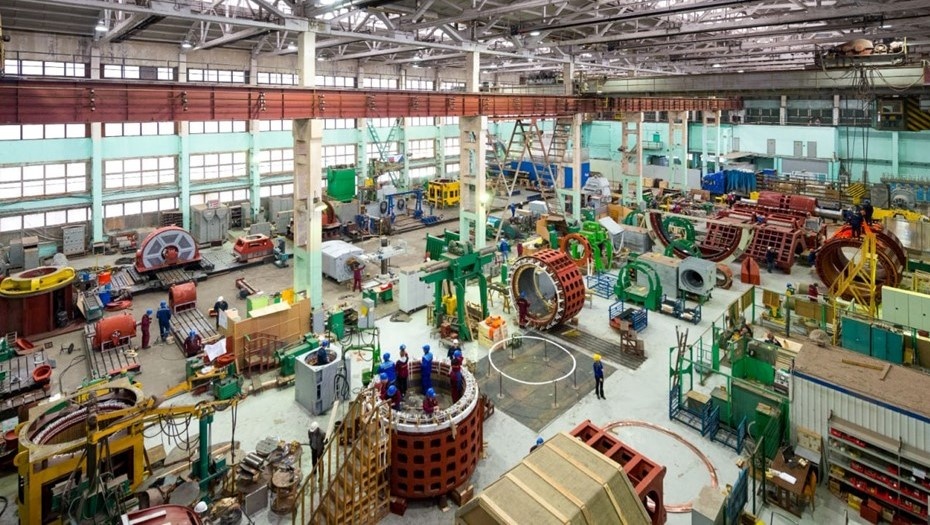    Производство на "Русэлпром. Электрические машины" Автор фото: Русэлпром