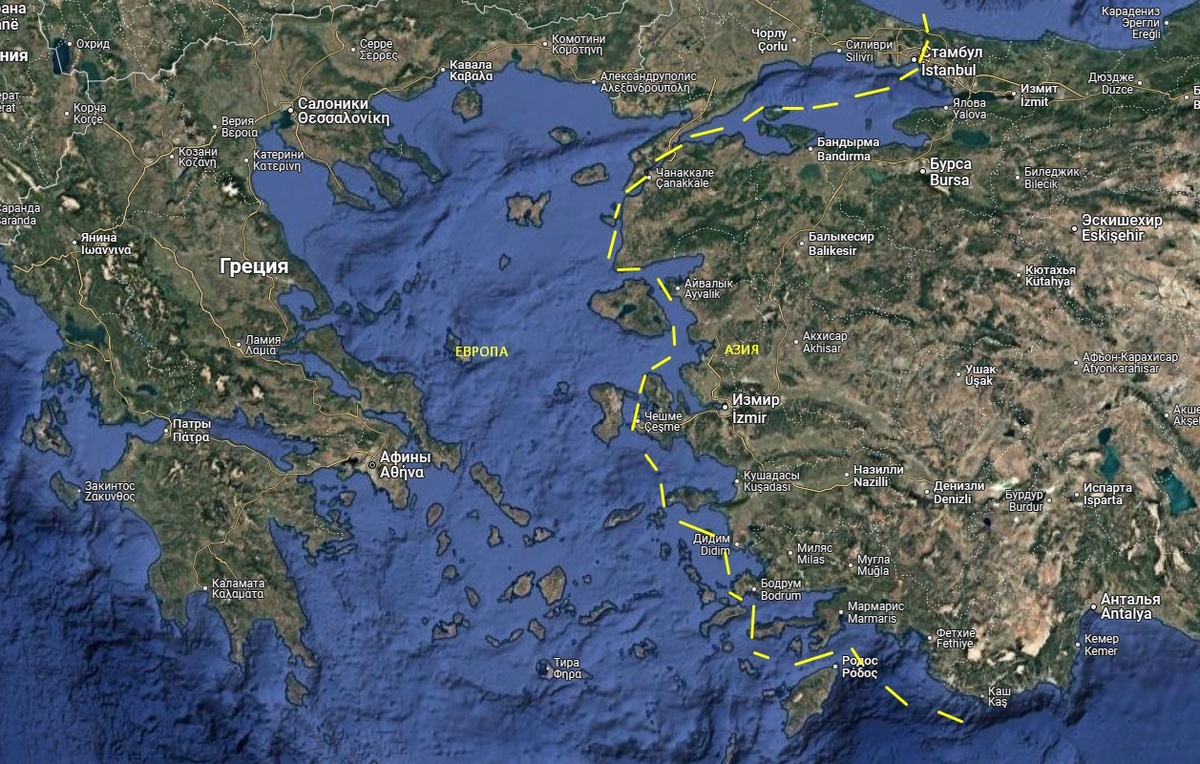 Граница в Эгейском море