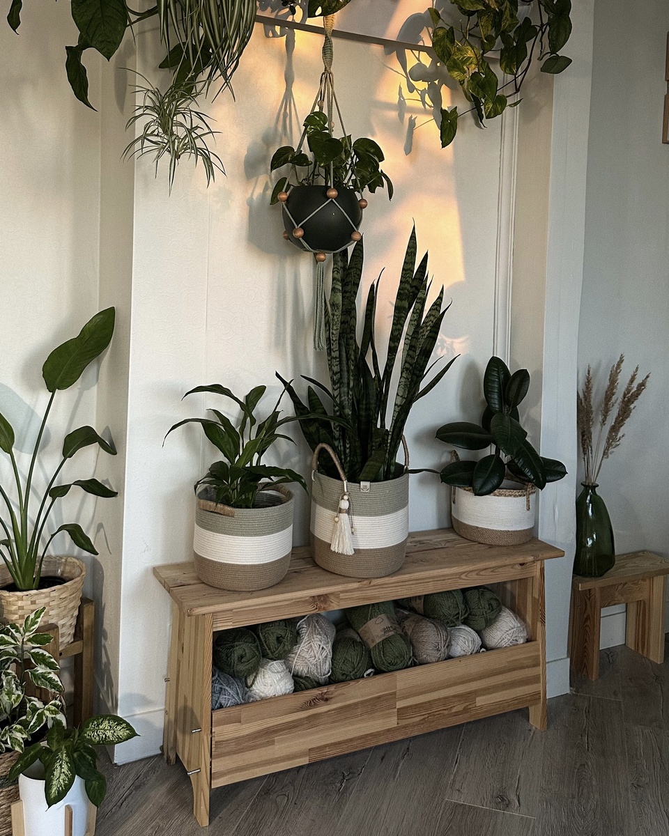 Вот корзины для цветов я шью и мне не надоедает