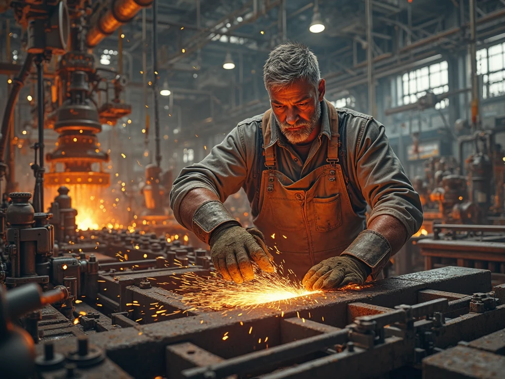 Оператор-кузнец на автоматических и полуавтоматических линиях