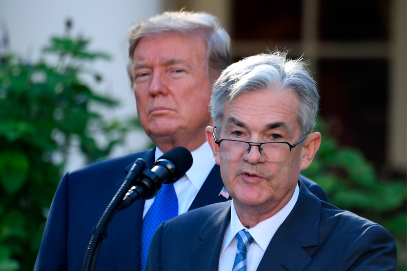    Дональд Трамп и Джером Пауэлл   
Фото: Yin Bogu / Zuma / TASS