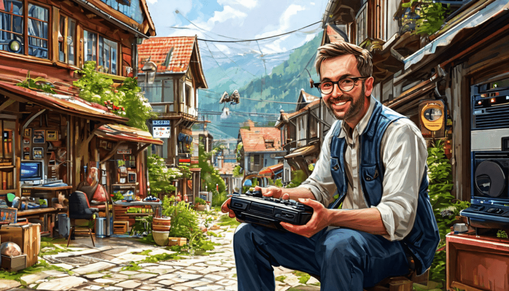    Ретро-консолях_в_маленьком_городе