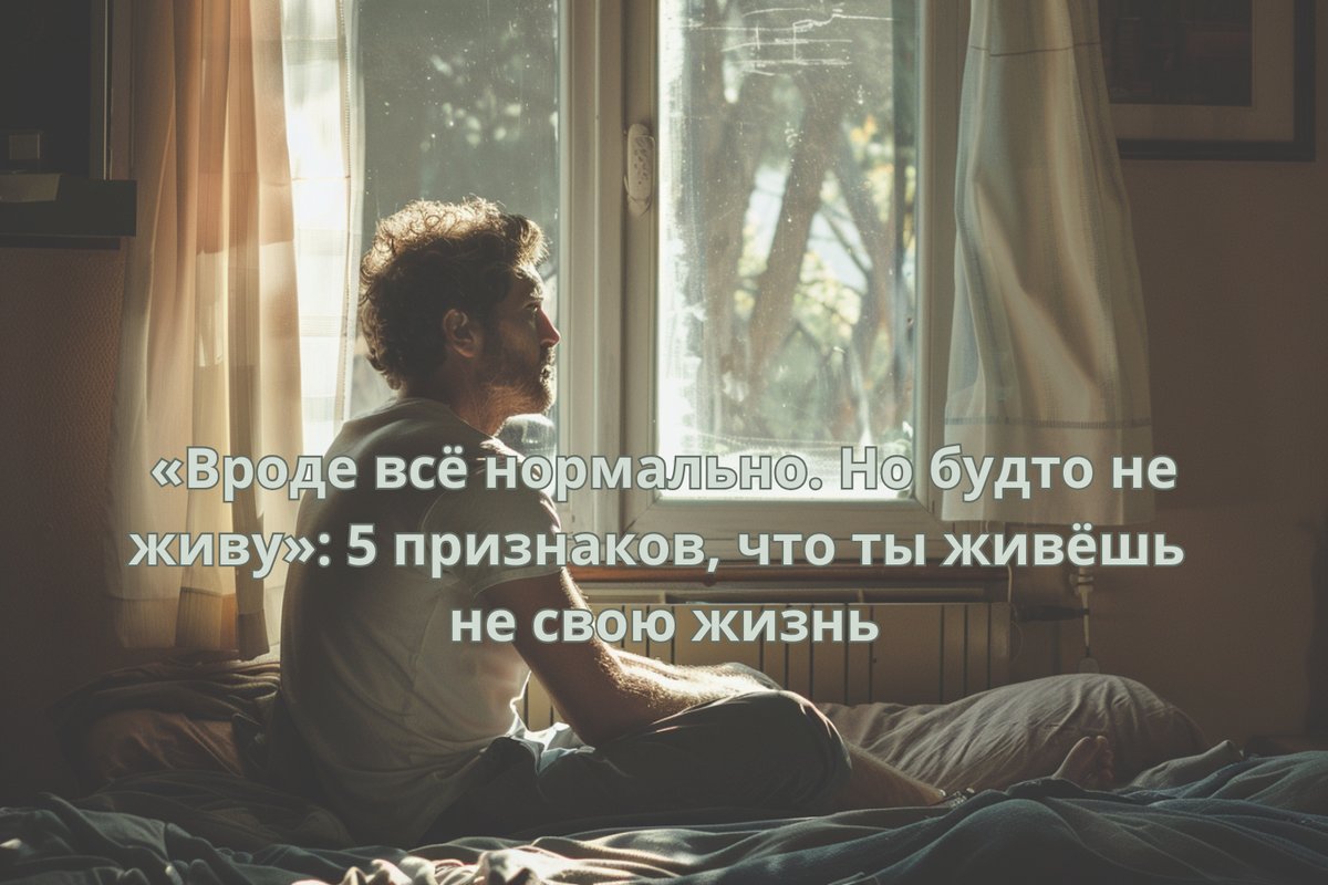 5 признаков, что ты живёшь не свою жизнь