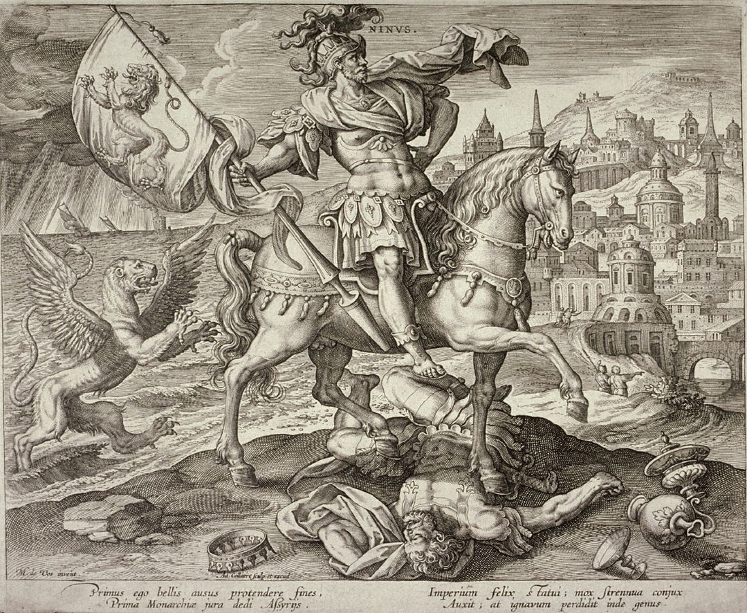 Рис. 2.1. Царь Нинус из Ниневии. Художник Адриан Колларт (1560 - 1618 гг.)