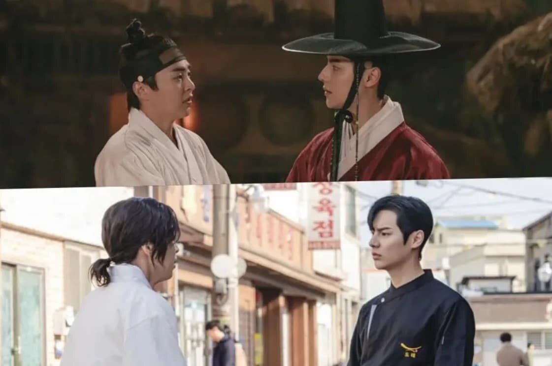 Коллаж стоп-кадров из дорамы "Ресторан Хо". Источник Яндекс.Картинки 