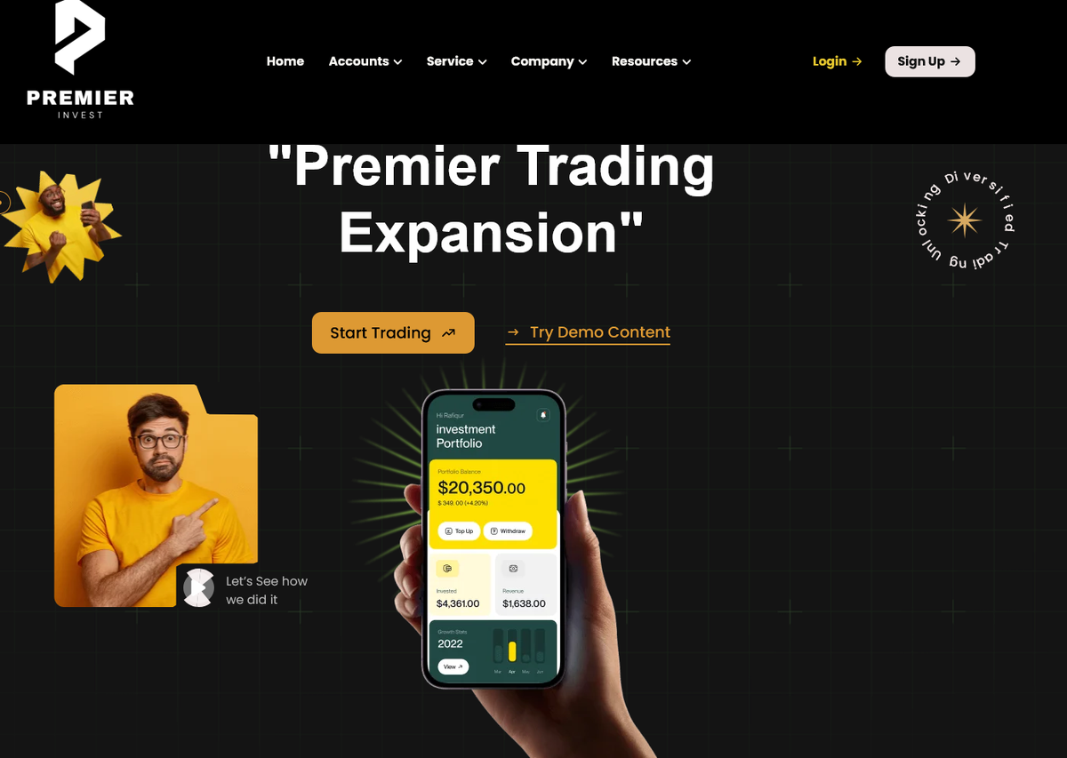 Premierltd.pro — инвестиционный лохотрон под видом брокера