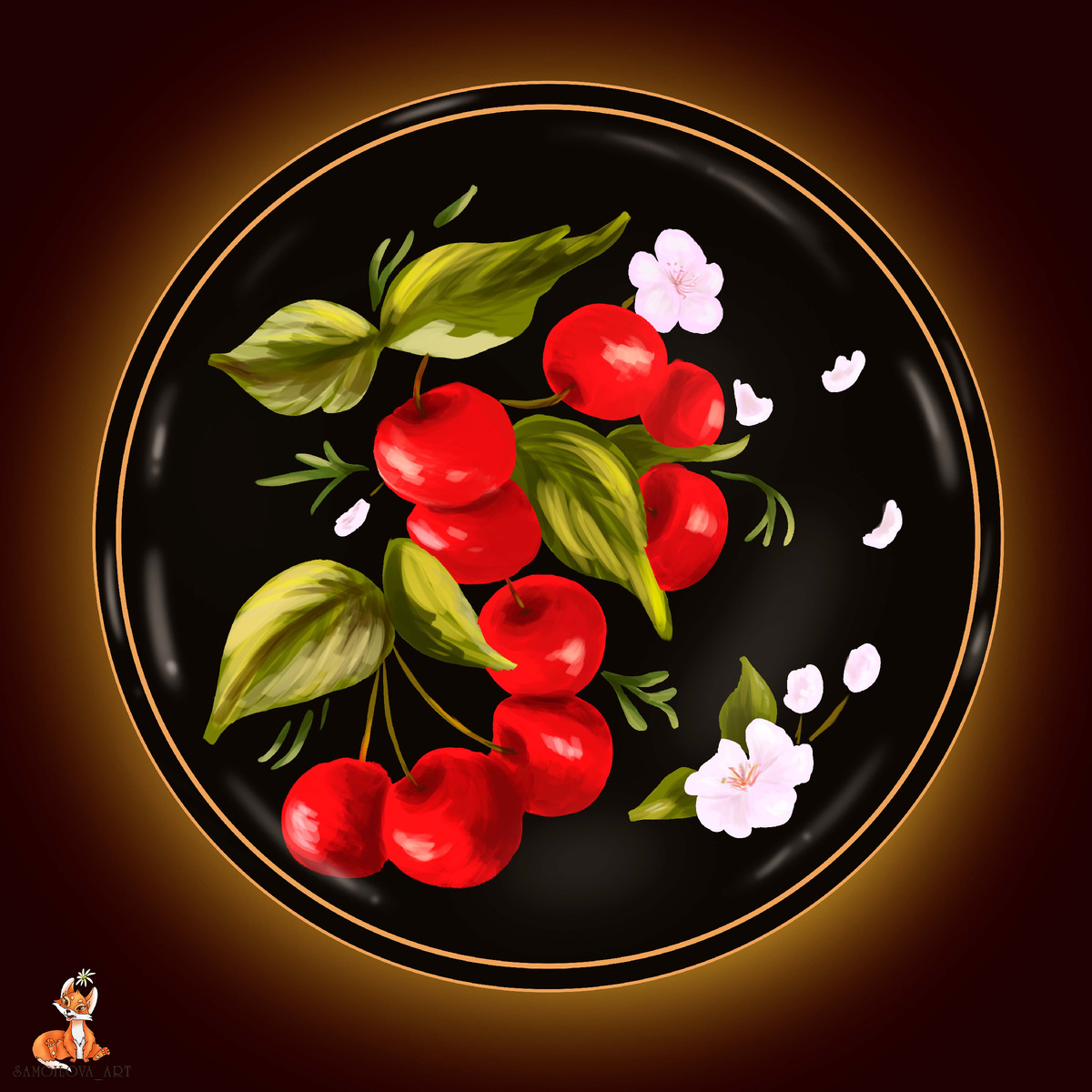 Жостовская роспись