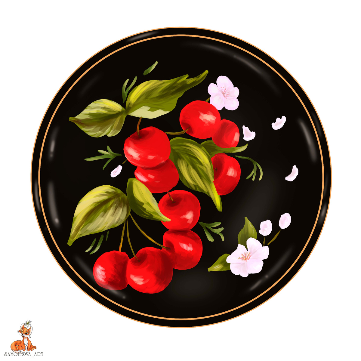 Жостовская роспись