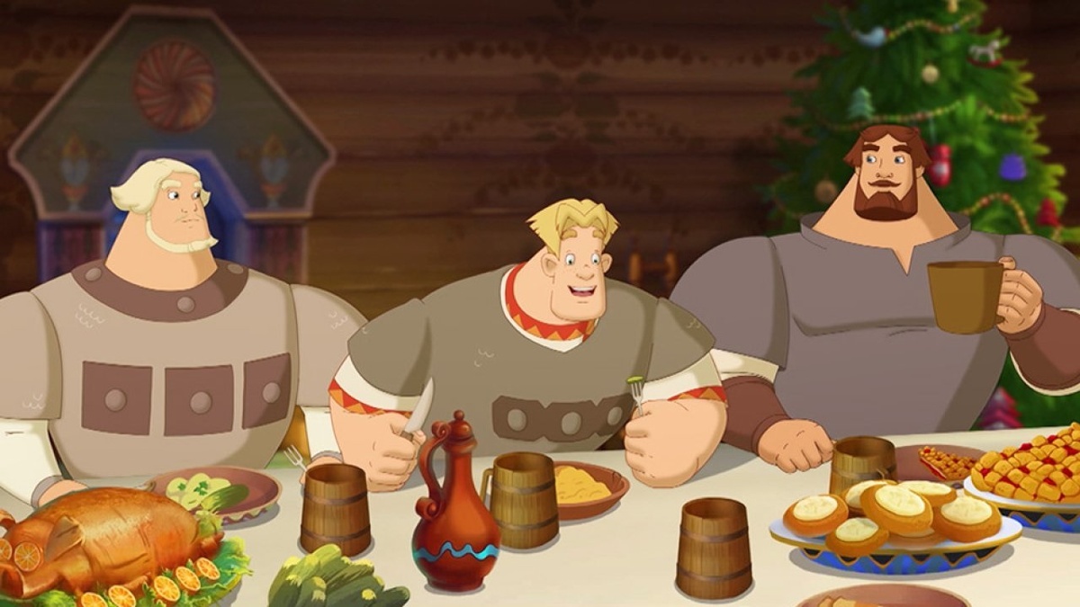 Кадр из мультсериала про трех богатырей. Изображение из открытых источников