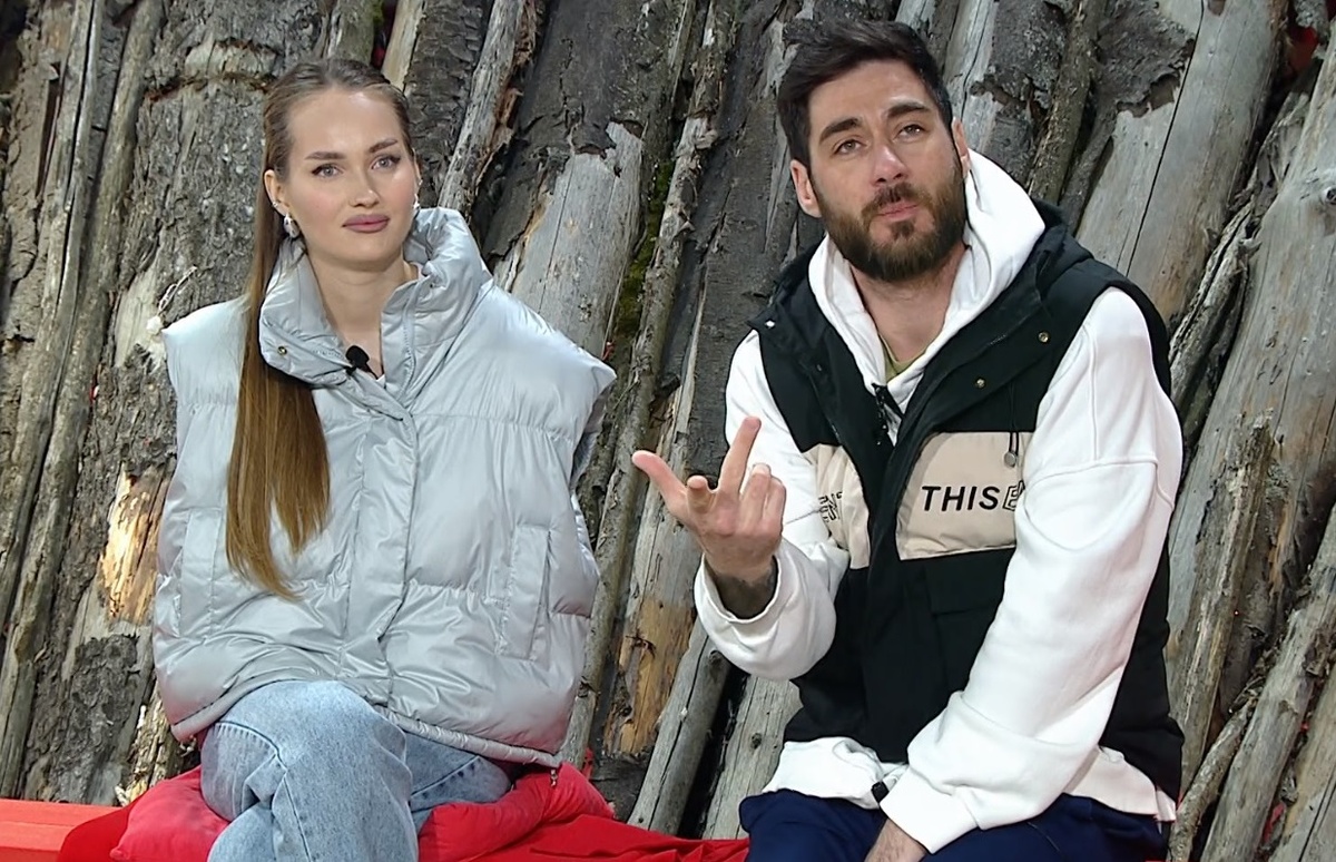 Тигран и Вика Салибековы (фото из эфира на «Okko»)