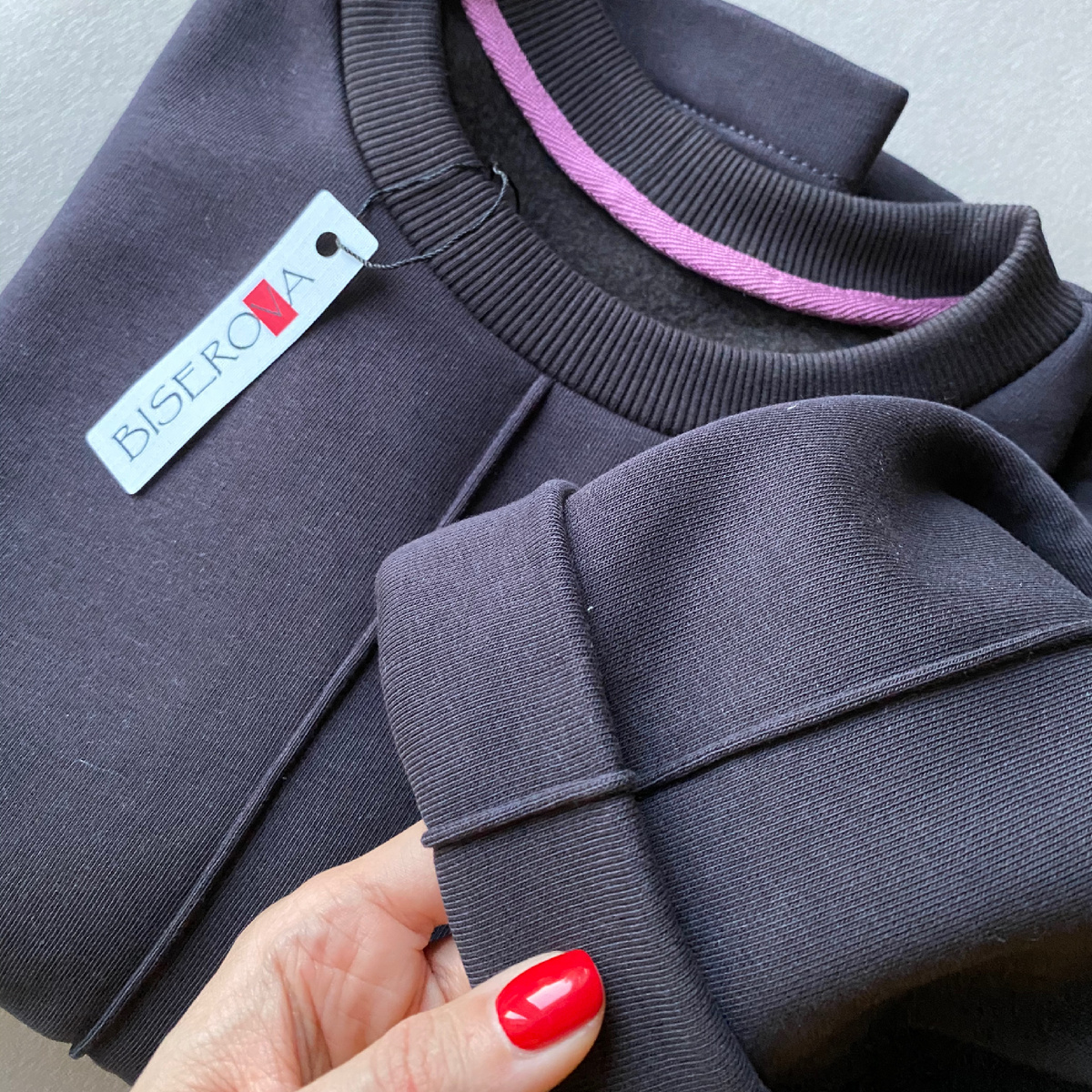 Низ брюк с отворотами 