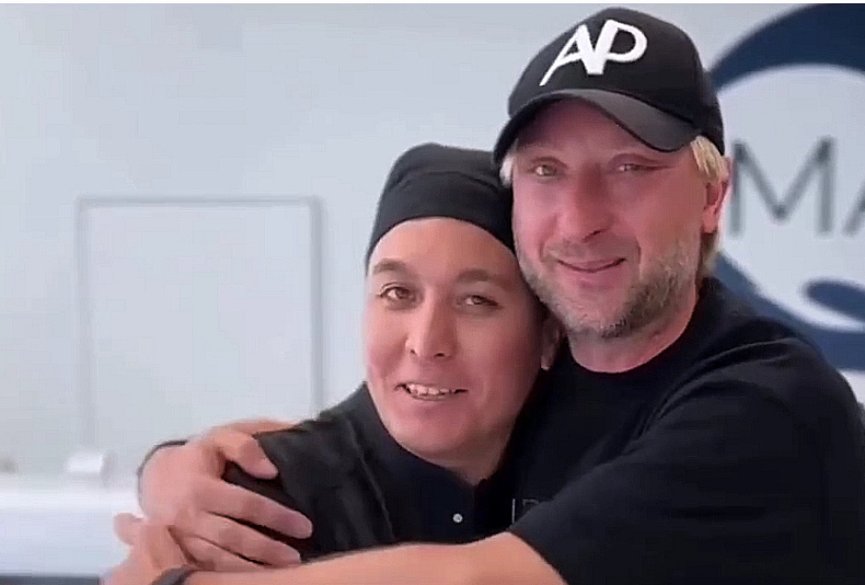 Фото: скриншот из видео, опубликованном в социальных сетях Евгения Плющенко