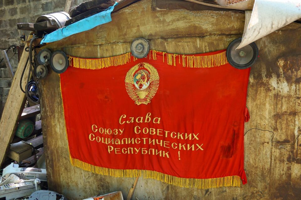    Гаражный комплекс в районе переправы. Источник: Виталий Барабаш