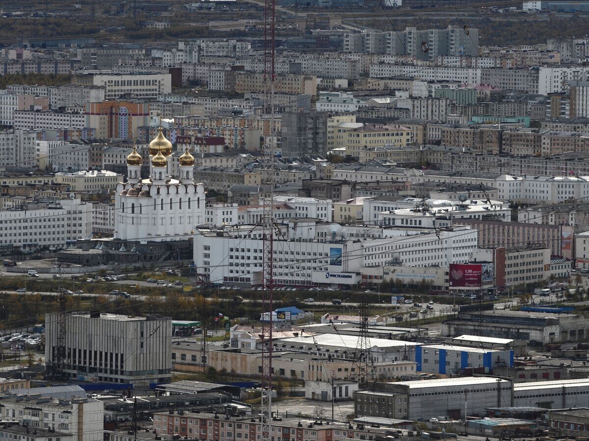    Вид на город Магадан© РИА Новости / Сергей Гунеев