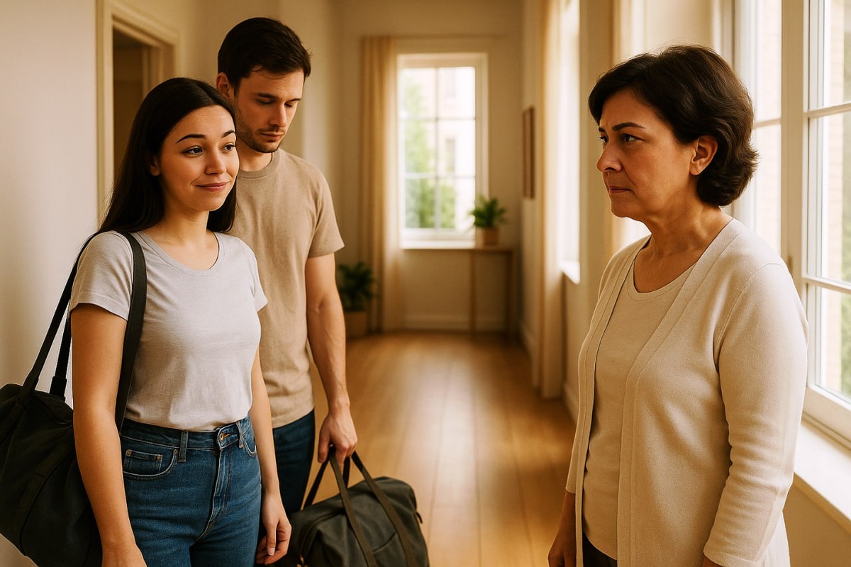 — Нам так удобно, — сказала племянница. — Но я не гостиница, — ответила я