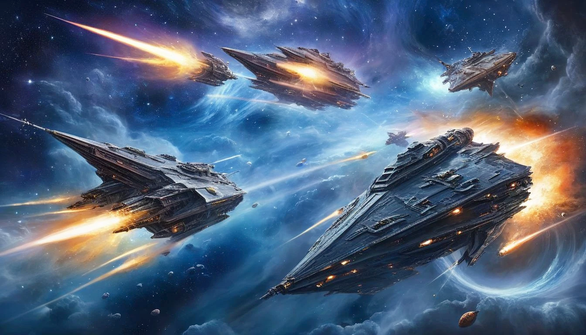 После космического сражения наш корабль получил повреждения.