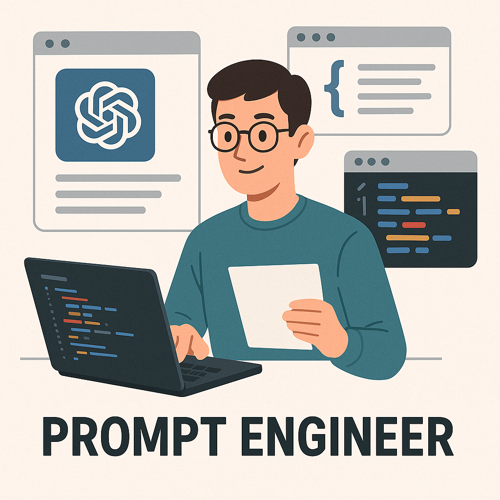 Изображение промт-инжерена по версии нейросети