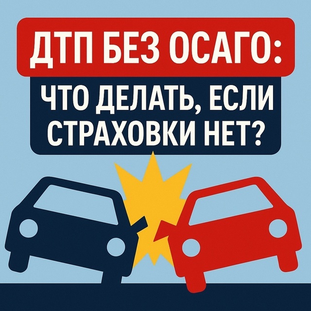 ДТП без ОСАГО: что делать, если страховки нет