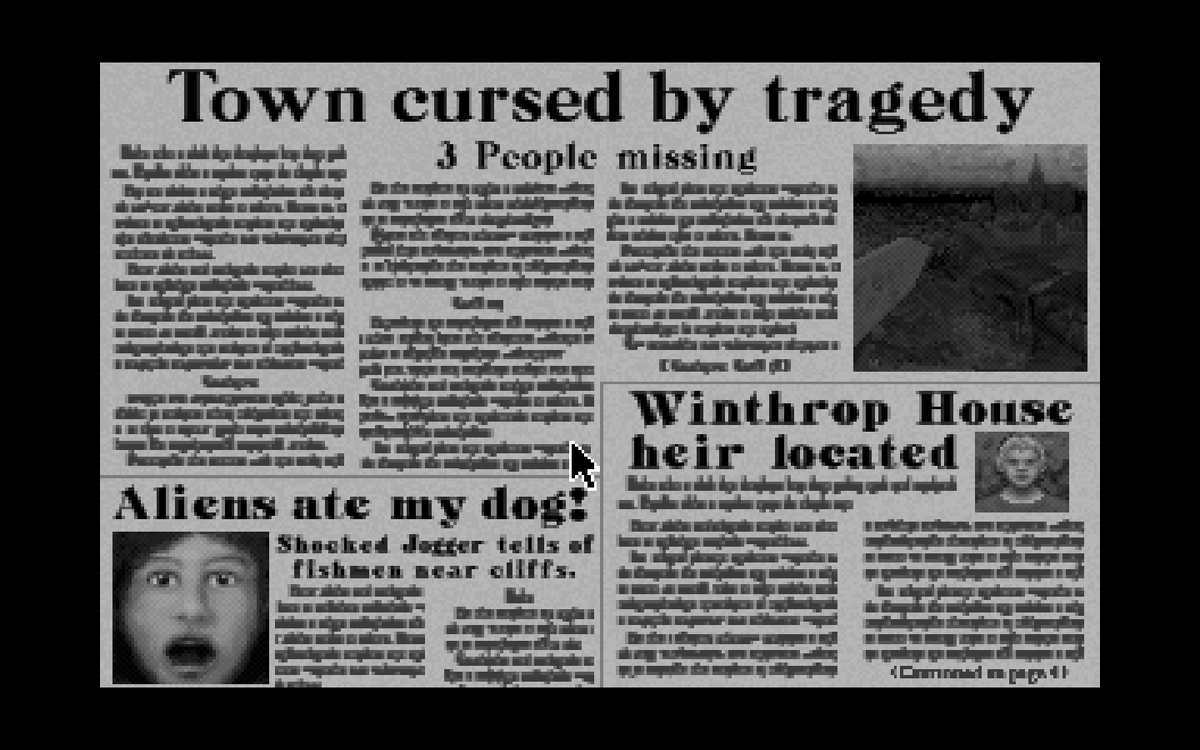 Выбор персонажа по заголовкам газет