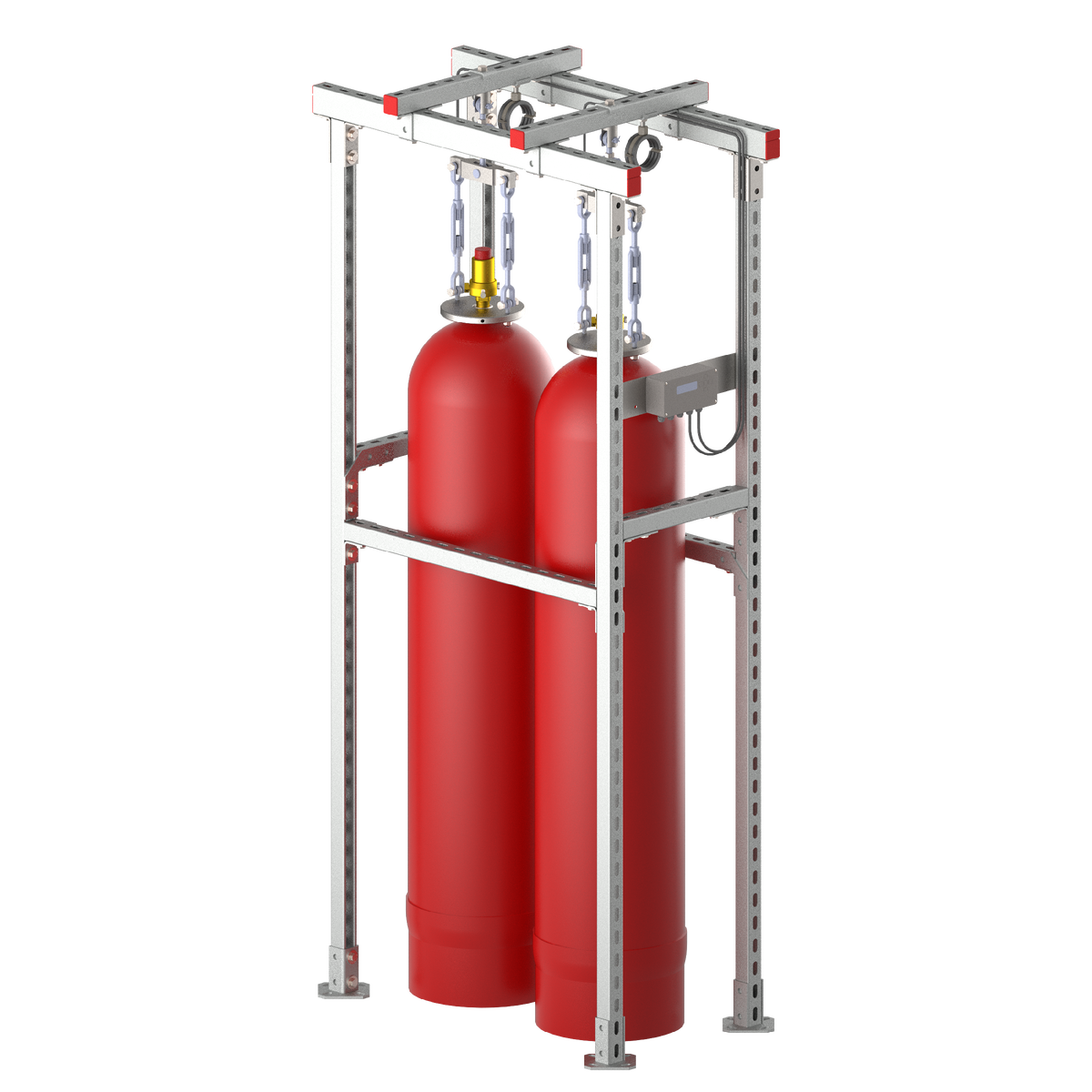 Установка газового пожаротушения МПТУ2 на двуокси углерода