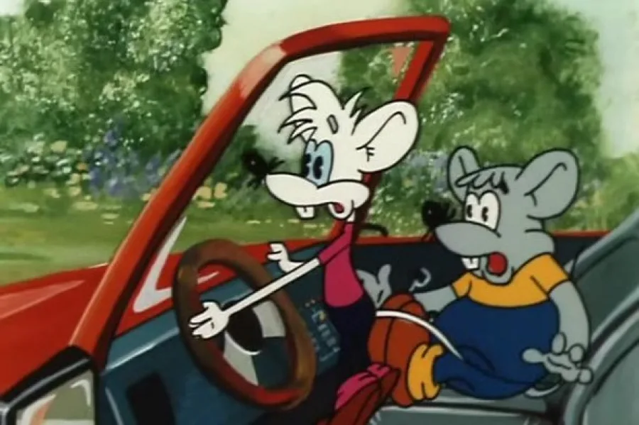 Мыши из мультика про кота Леопольда. 