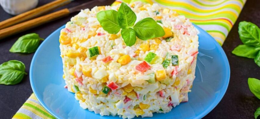 Крабовый салат рецепт