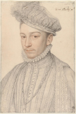 Франсуа Клуэ, прозванный Жане. Портрет Карла IX, короля Франции. Около 1566 года / Фотография с официального сайта Государственного Эрмитажа