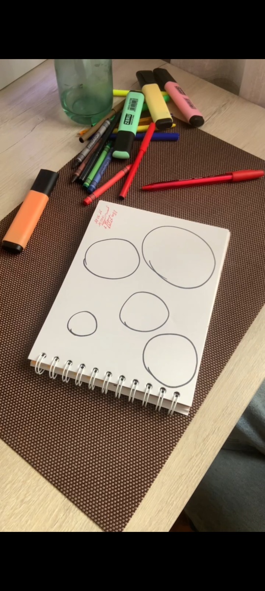 Интуитивно обозначаем фигуры на листе