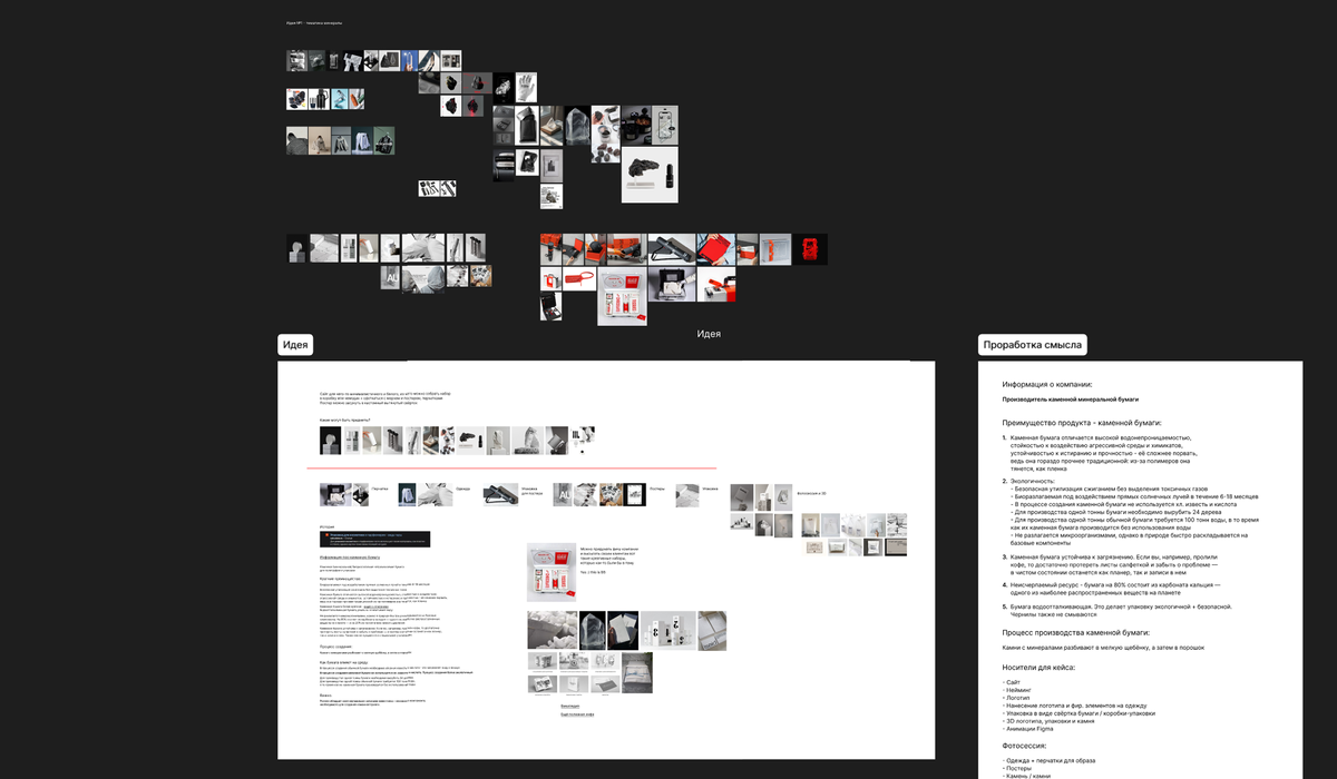 📝Вот так выглядит доска наших идей