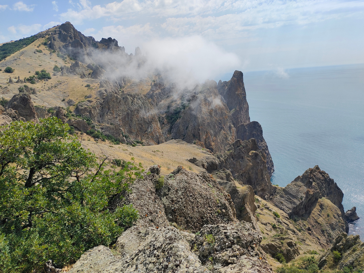 Карадагский природный заповедник, Крым, хребет Хоба-Тепе