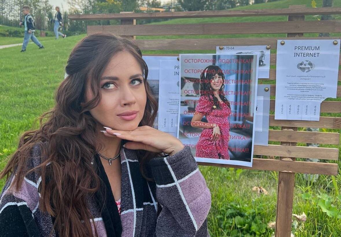 Олеся Иванченко на съемках "Няни Оксаны". Фото: соцсети: @losenok95