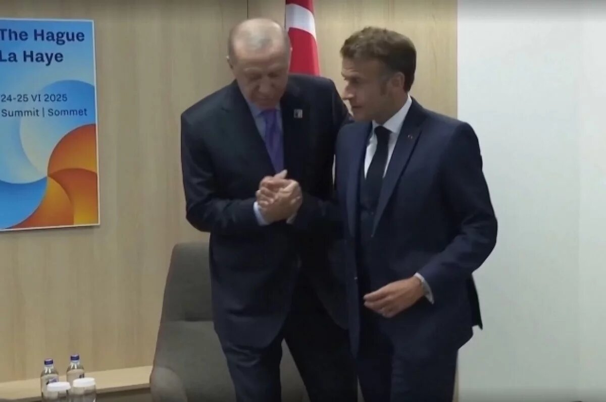    Анищенко: Эрдоган схватил Макрона, так как тот разозлил его, заставив ждать