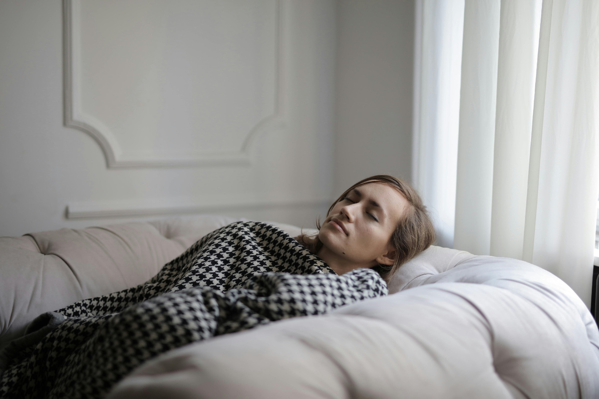 Photo by Andrea Piacquadio: https://www.pexels.com/photo/woman-lying-on-couch-3786637/