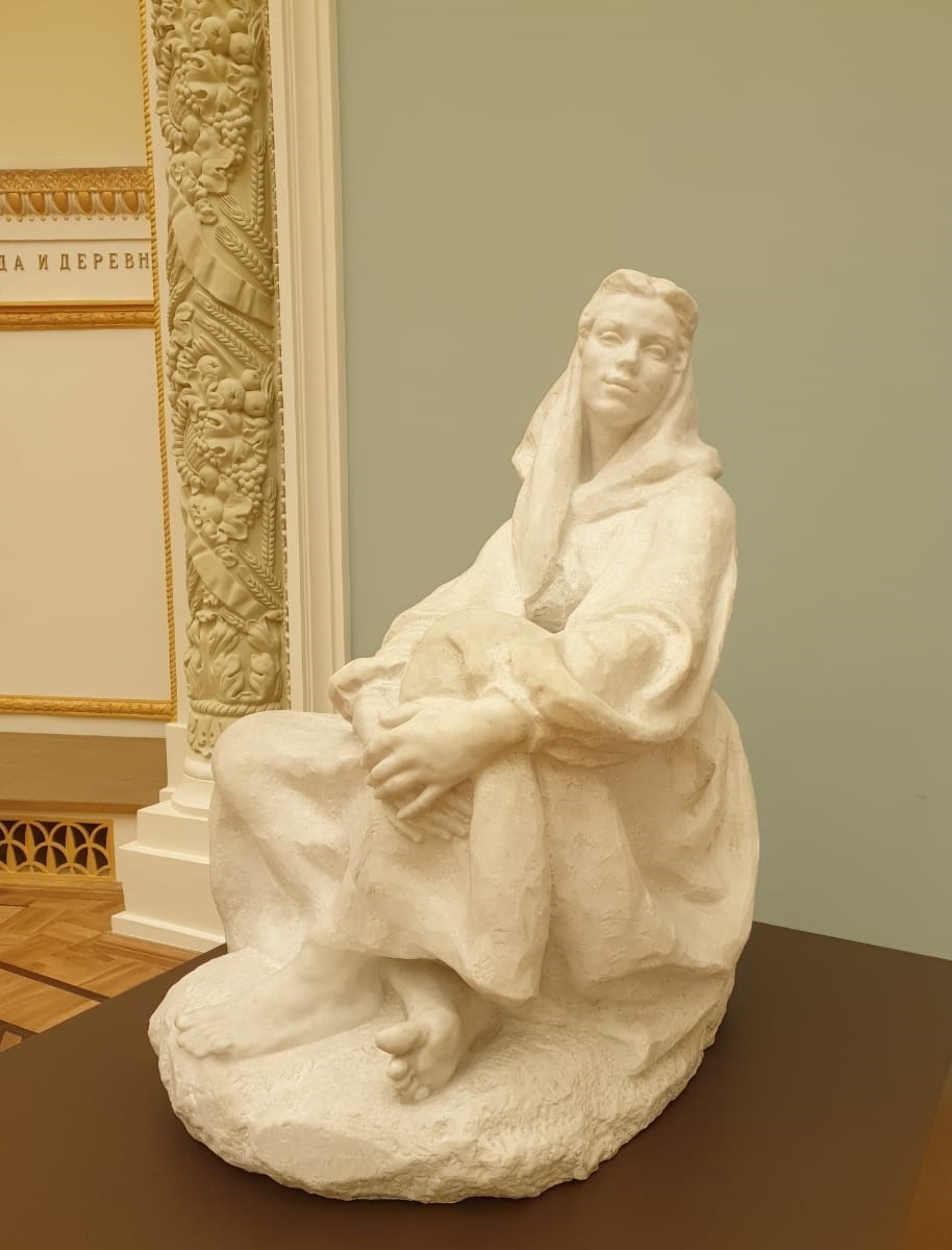 Белашова Е.Ф. Мечтания 1957 мрамор белый