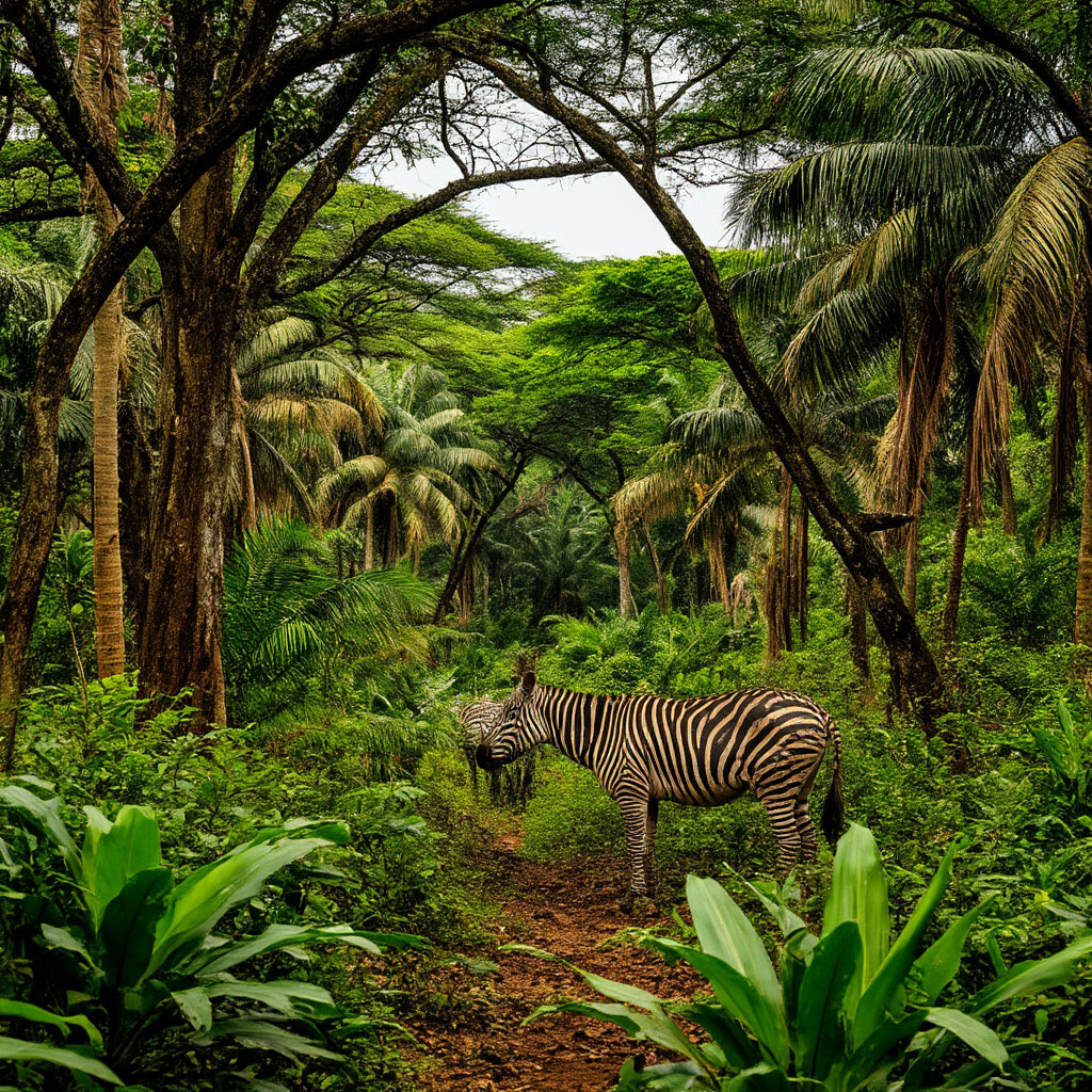 Африка. Бескрайние джунгли.