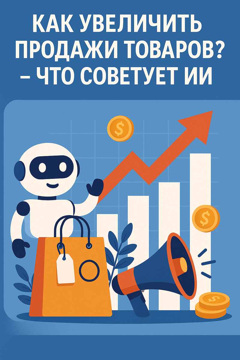 Как увеличить продажи товаров? - Что советует ИИ