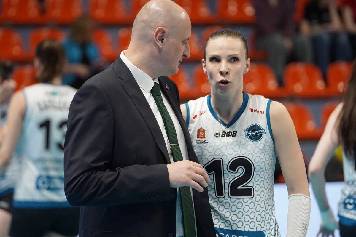 Константин Ушаков и связующая Ева Павлович - Мори стали определяющим фигурами в медальном прорыва "Заречья"