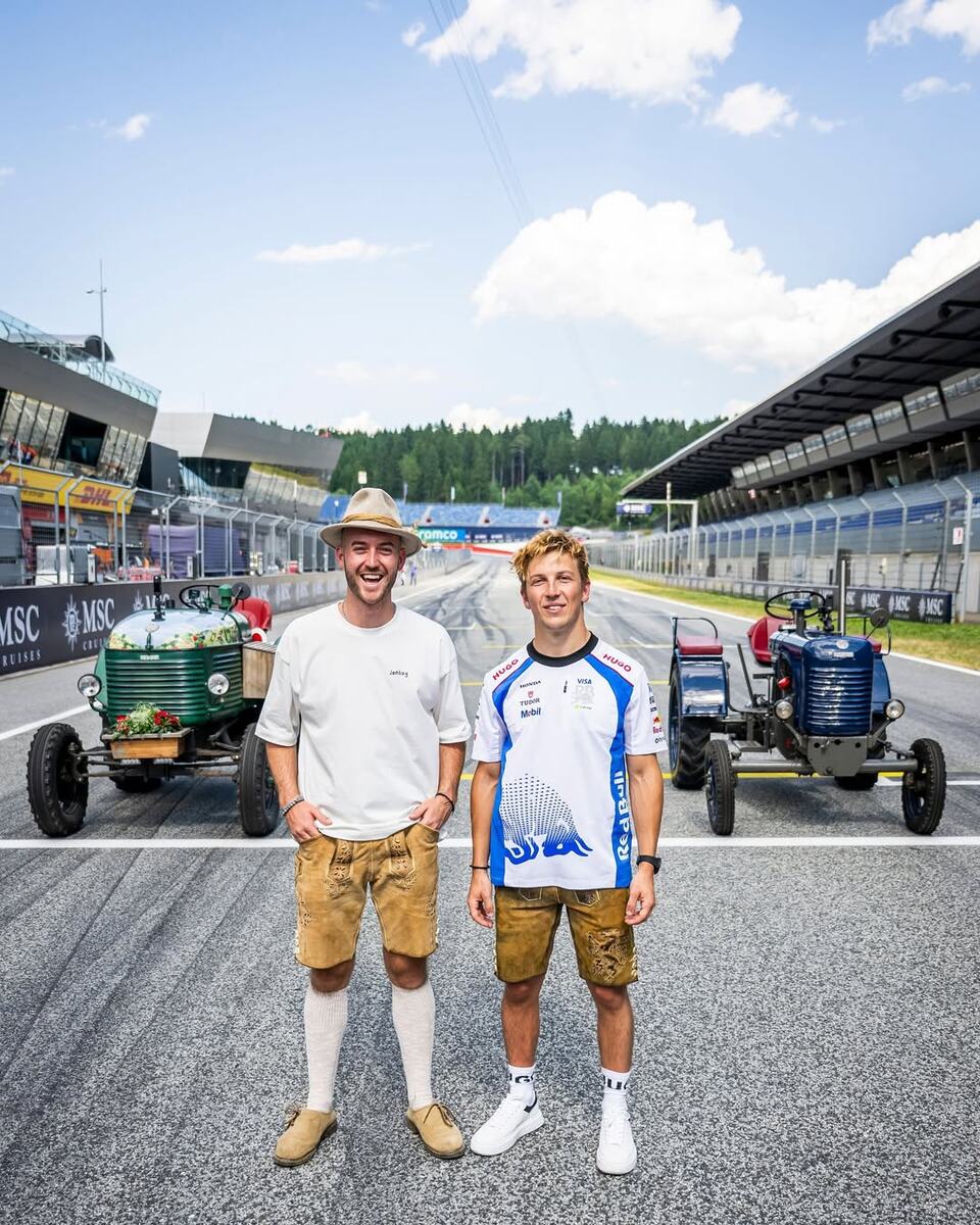    Лиам Лоусон и Джонни Балчин в АвстрииФото: Соцсети