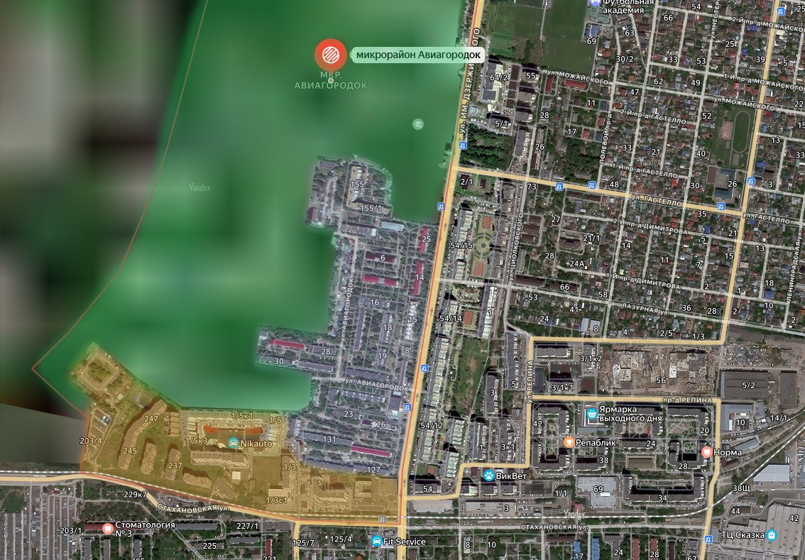 Структура микрорайона