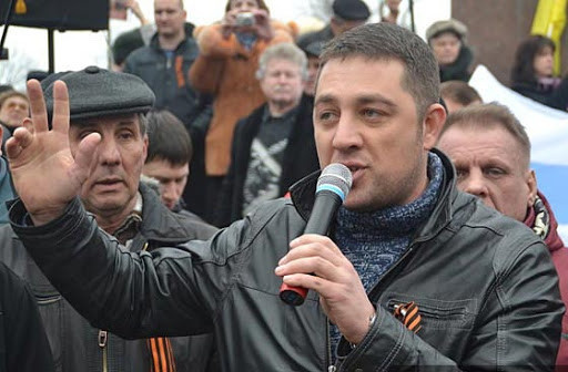 Константин Тистол на Николаевском антимайдане.